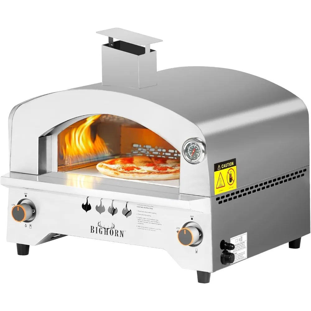 BIG HORN OUTDOORS 13 inch Gas Pizza Oven