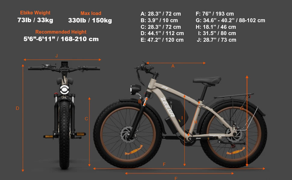 ZEEGR F1 48v 2000w E-Bike