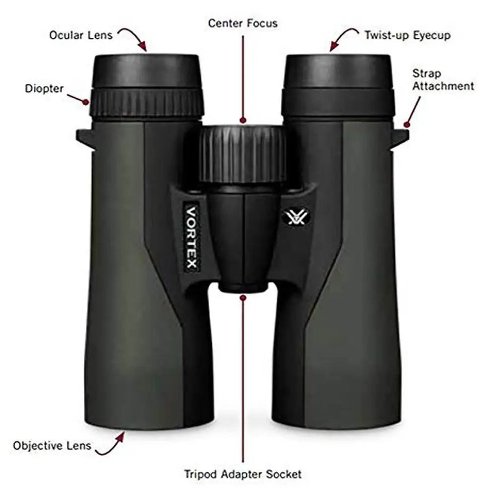 HD 10x50 Binoculars, Durable,  Fog Proof,  Tripod Adaptable